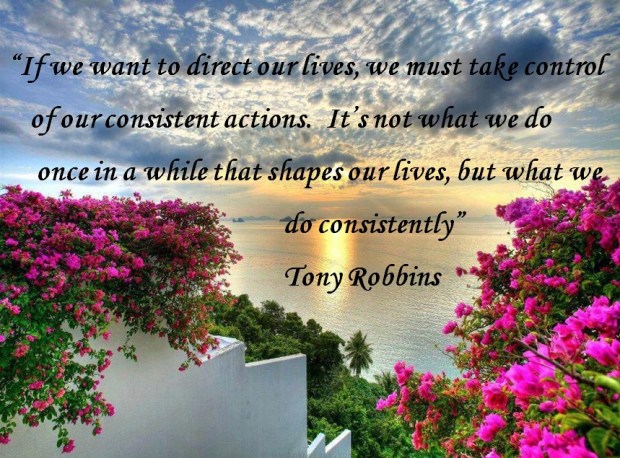 tony robbins consistency