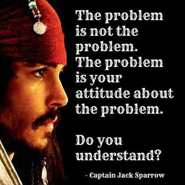 the problem and attitude